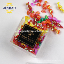 Jinbao clair Plexiglass Doux Boîte En Gros Petit Acrylique Boîte De Bonbons